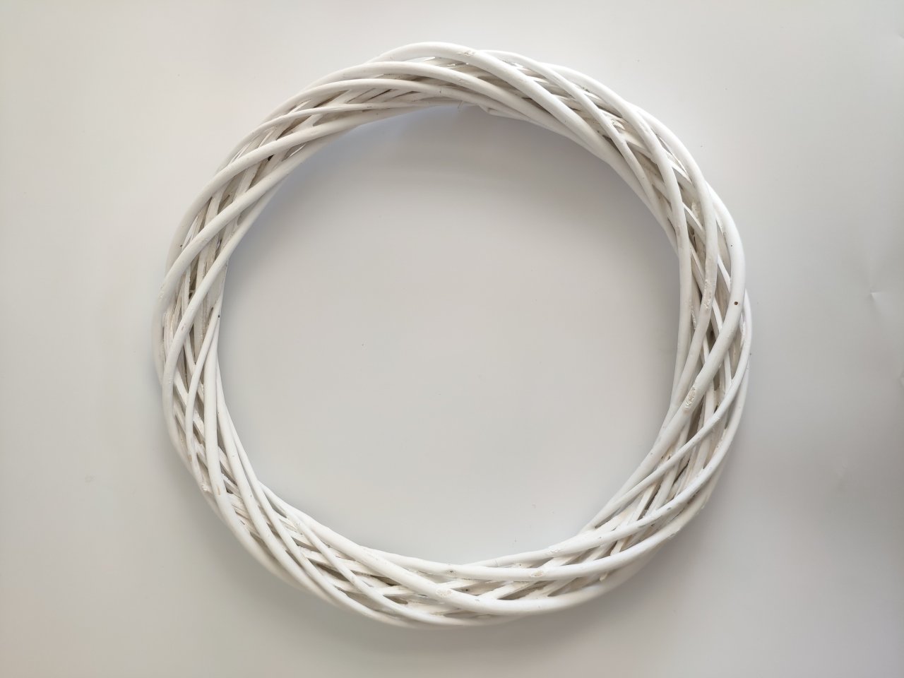 BAMBU KAPI SÜSÜ HALKASI BEYAZ