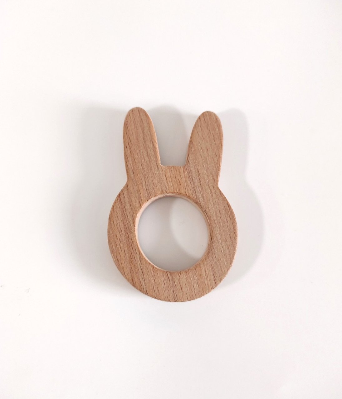 Tavşan Figürlü Ahşap Diş Kaşıyıcı