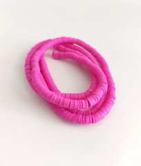 Fimo Boncuk Fuşya Fimo