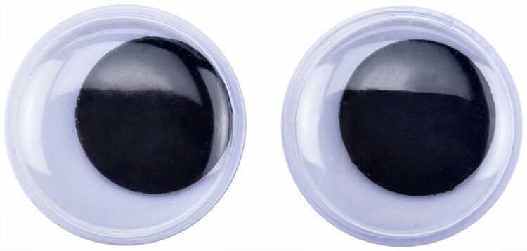 SİYAH OYNAR GÖZ 14 mm (10 çift)