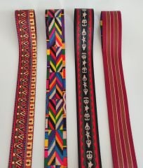 Desenli Kolon Ayarlanabilir Çanta Askısı
