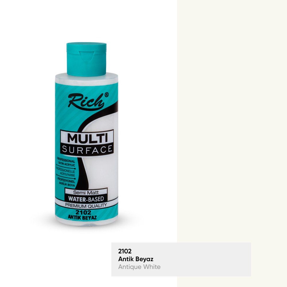 MULTİ SURFACE AKRİLİK BOYA 120 CC 2102-ANTİK BEYAZ