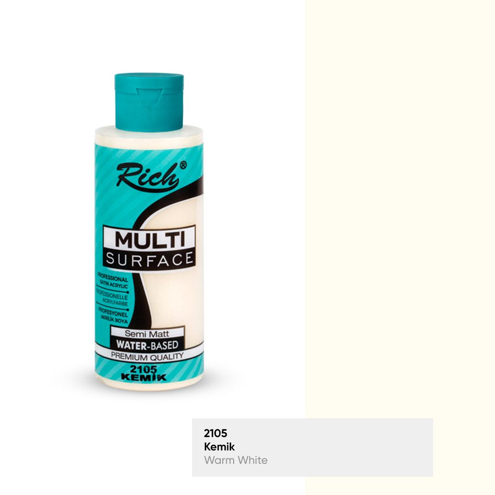 MULTİ SURFACE AKRİLİK BOYA 120 CC 2105-KEMİK