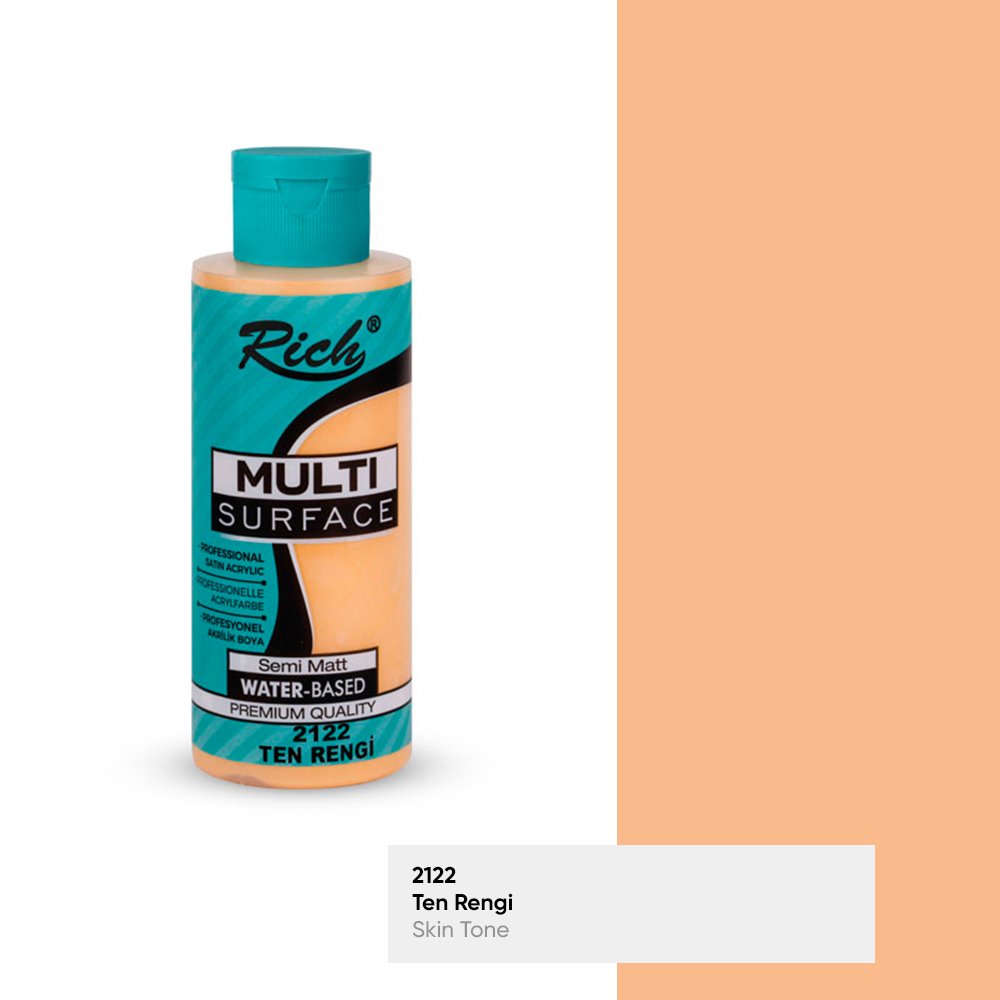 MULTİ SURFACE AKRİLİK BOYA 120 CC 2122-TEN RENGİ
