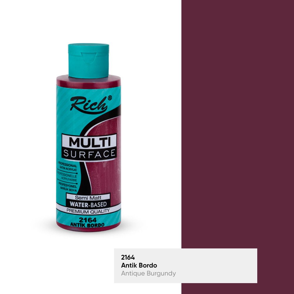 MULTİ SURFACE AKRİLİK BOYA 120 CC 2164-ANTİK BORDO