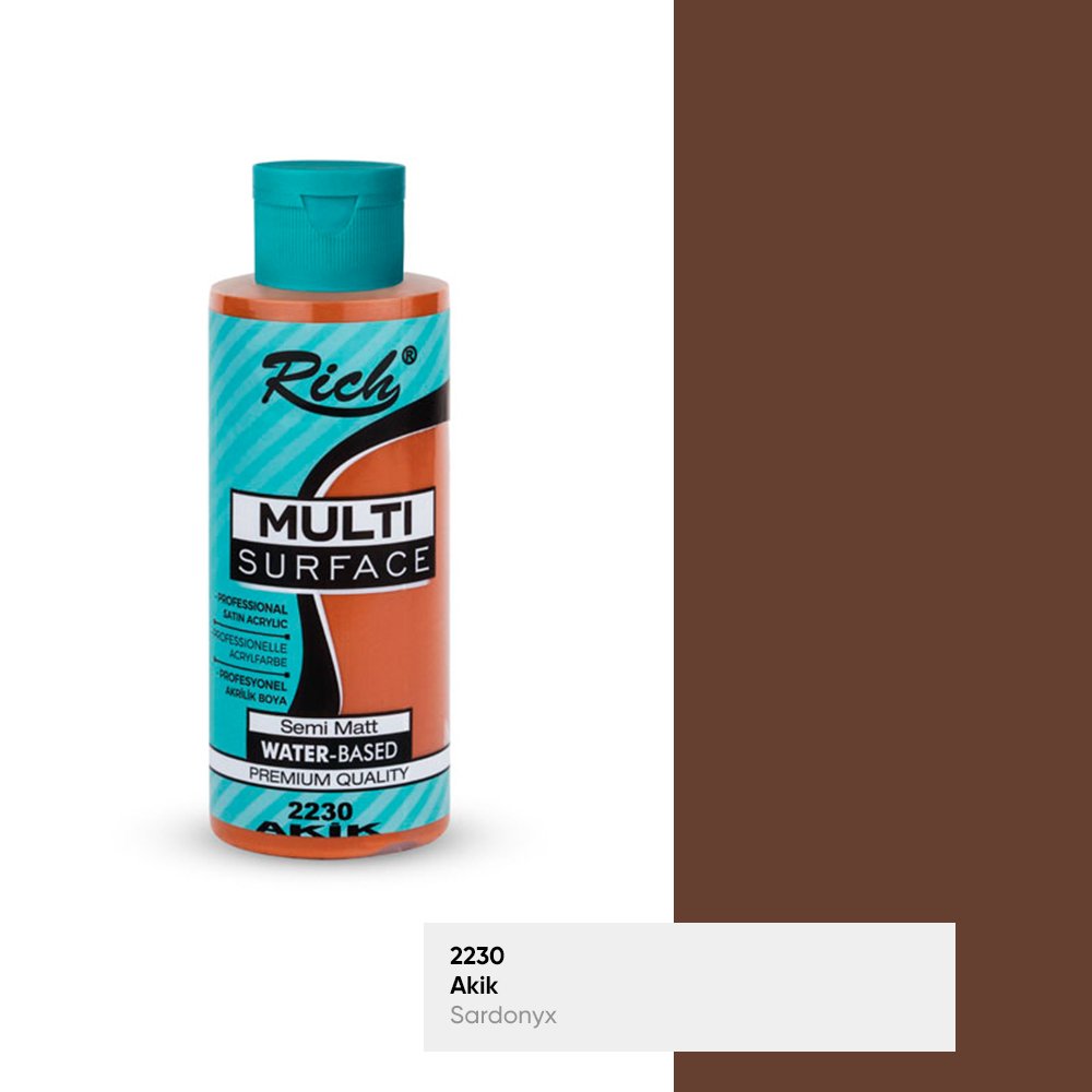 MULTİ SURFACE AKRİLİK BOYA 120 CC 2230-AKİK