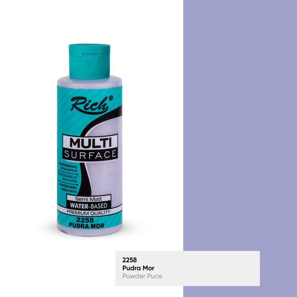 MULTİ SURFACE AKRİLİK BOYA 120 CC 2258-PUDRA MOR