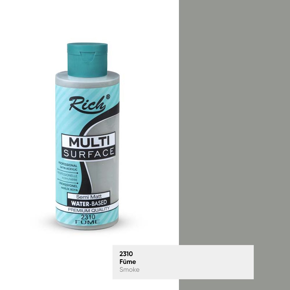 MULTİ SURFACE AKRİLİK BOYA 120 CC 2310-FÜME