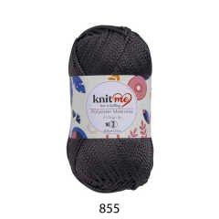 KNİT ME POLYESTER MAKROME EL ÖRGÜ İPİ NO:3 855 Füme