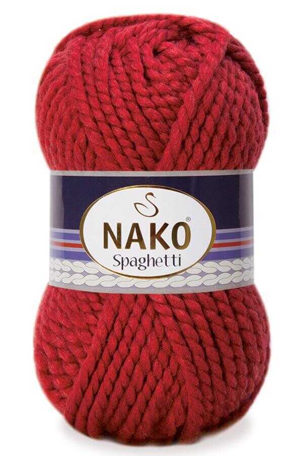 Nako Spaghetti 1175-Koyu Kırmızı-Spaghett