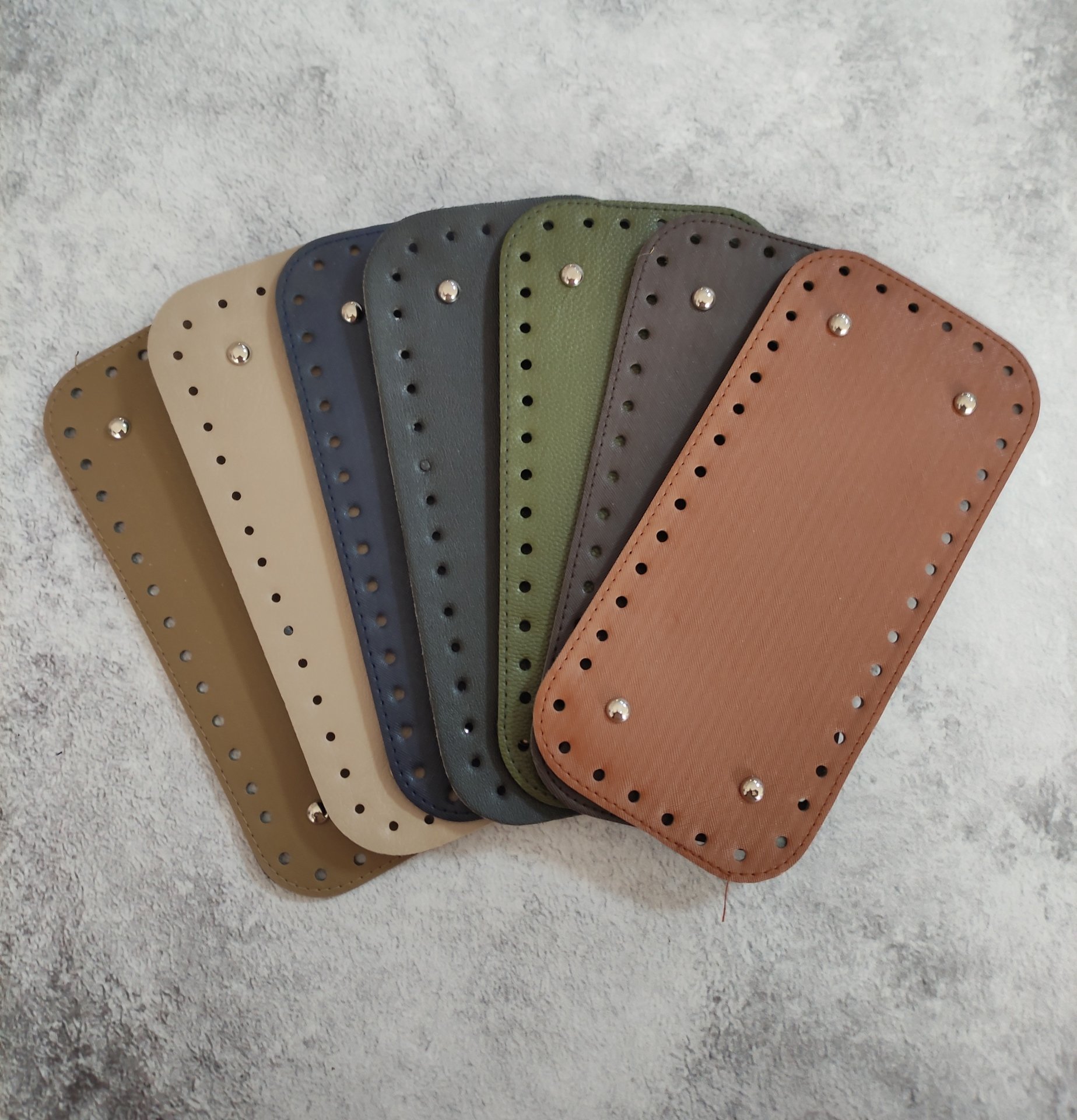 Çanta Tabanı Suni Deri 12*25 cm