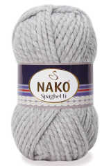 Nako Spaghetti 195-Açık Gri Melanj-Spaghetti