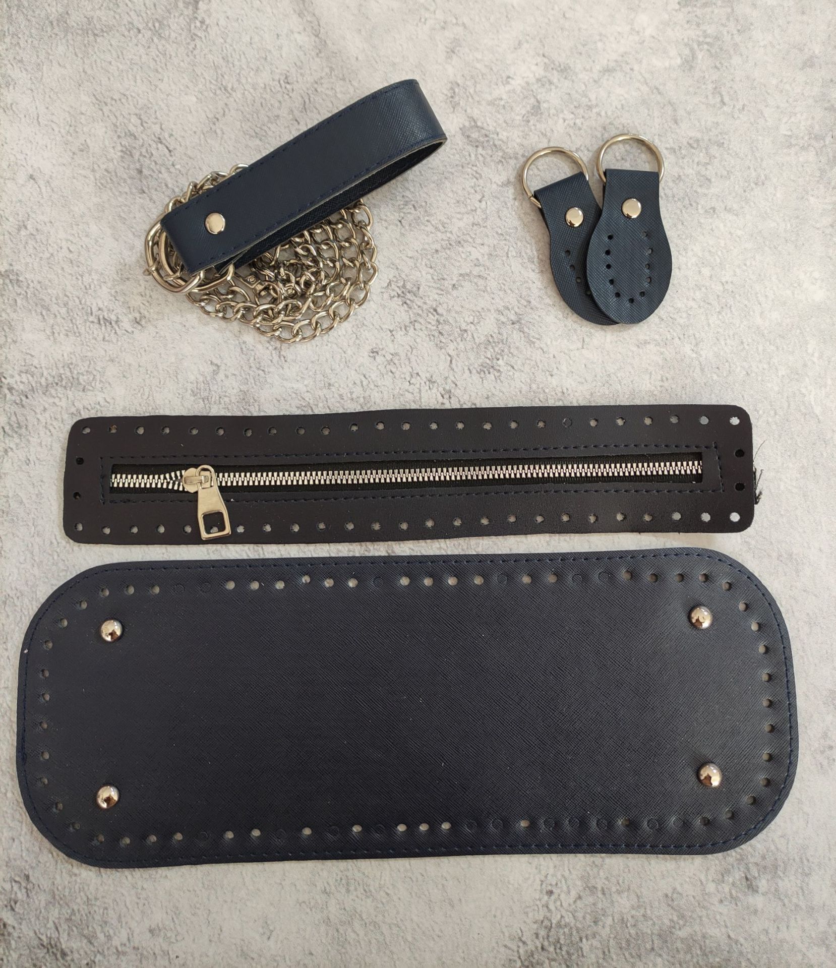 Hazır Çanta Yapım Seti Lacivert