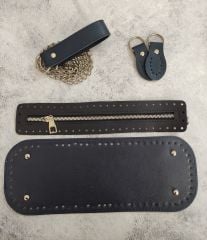 Hazır Çanta Yapım Seti Lacivert