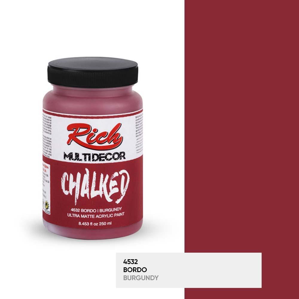 MULTİ DECOR CHALKED 250 CC 4532-Bordo