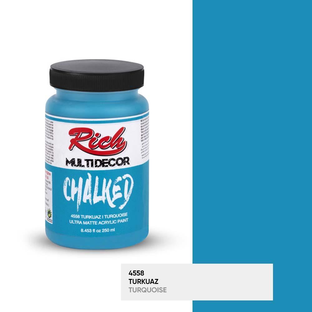MULTİ DECOR CHALKED 250 CC 4558-Turkuaz
