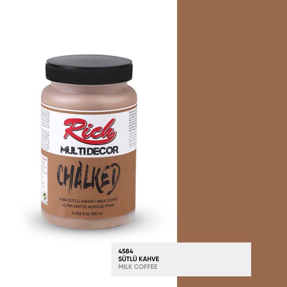 MULTİ DECOR CHALKED 250 CC 4584-Sütlü Kahve