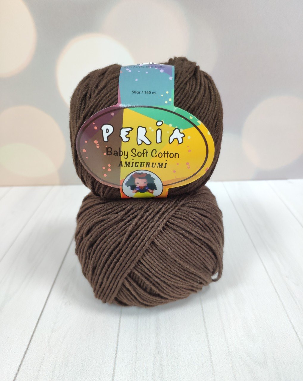 Peria Baby Soft Cottton 02 Koyu Kahve