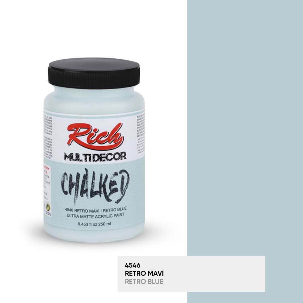 MULTİ DECOR CHALKED 250 CC 4546-Retro Mavi