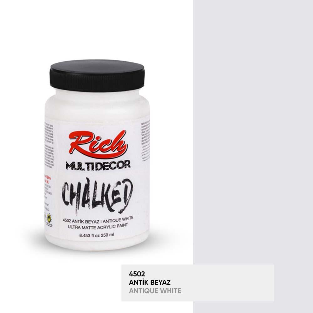 MULTİ DECOR CHALKED 250 CC 4502-Antik Beyaz