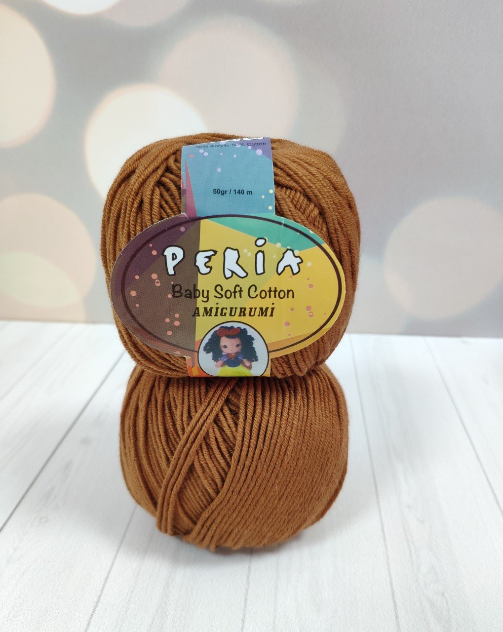 Peria Baby Soft Cottton 24 Tarçın Kahve