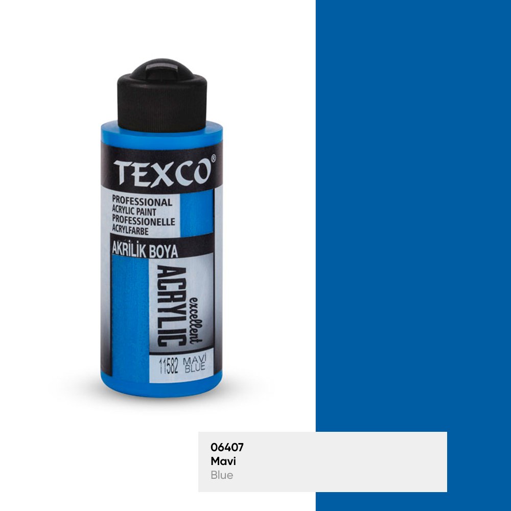 TEXCO EXCELLENT AKRİLİK 110 CC 11582-Mavi