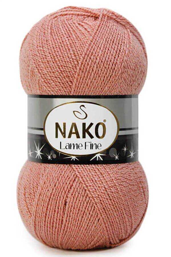Nako Lame Fine 11613b-Şeftali Bakır