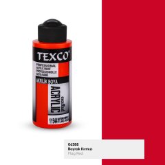 TEXCO EXCELLENT AKRİLİK 110 CC 11544-Bayrak Kırmızı