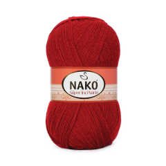 Nako Süper İnci Narin 1175-Koyu Kırmızı(Süperinci Narin)