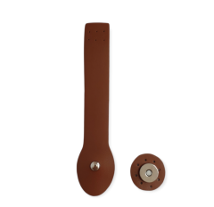 Mıknatıslı Suni Deri Çanta Kapama Taba