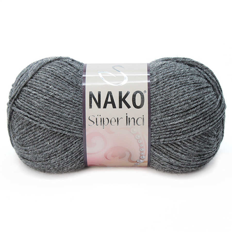 Nako Süper İnci 193-Koyu Gri melanj (Süperinci)