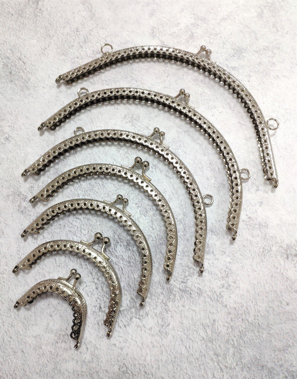 Çanta ve Cüzdan Klipsi Oval Gümüş