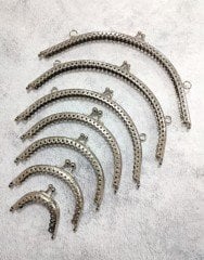 Çanta ve Cüzdan Klipsi Oval Gümüş