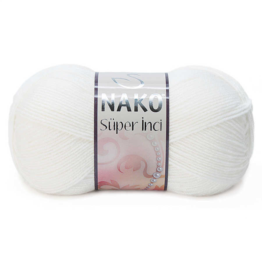 Nako Süper İnci 208-Beyaz(Süperinci)