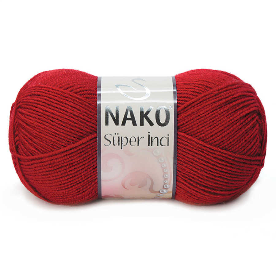 Nako Süper İnci 1175-Koyu Kırmızı