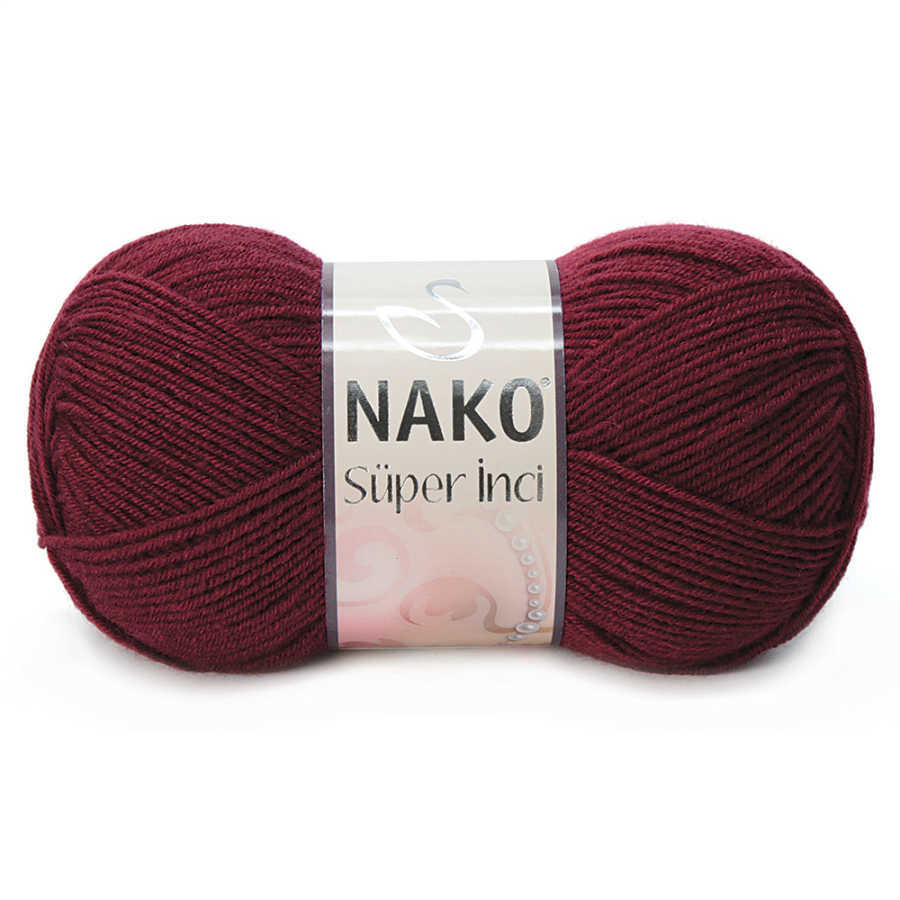 Nako Süper İnci 999-Bordo