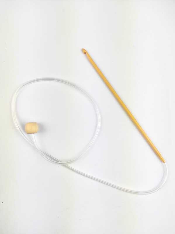 YABALI BAMBU STOPLU MİSİNALI ŞİŞ 60CM