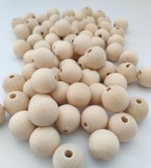 Ham Ahşap Boncuk