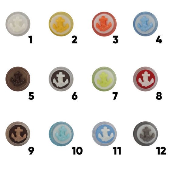 Plastik Çapa Bebe Düğmesi