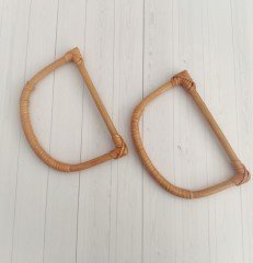Doğal Bambu Çanta Sapı(D model No 1)