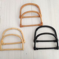 Doğal Bambu Çanta Sapı(D model No 1)