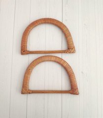 Doğal Bambu Çanta Sapı(D model No 4)