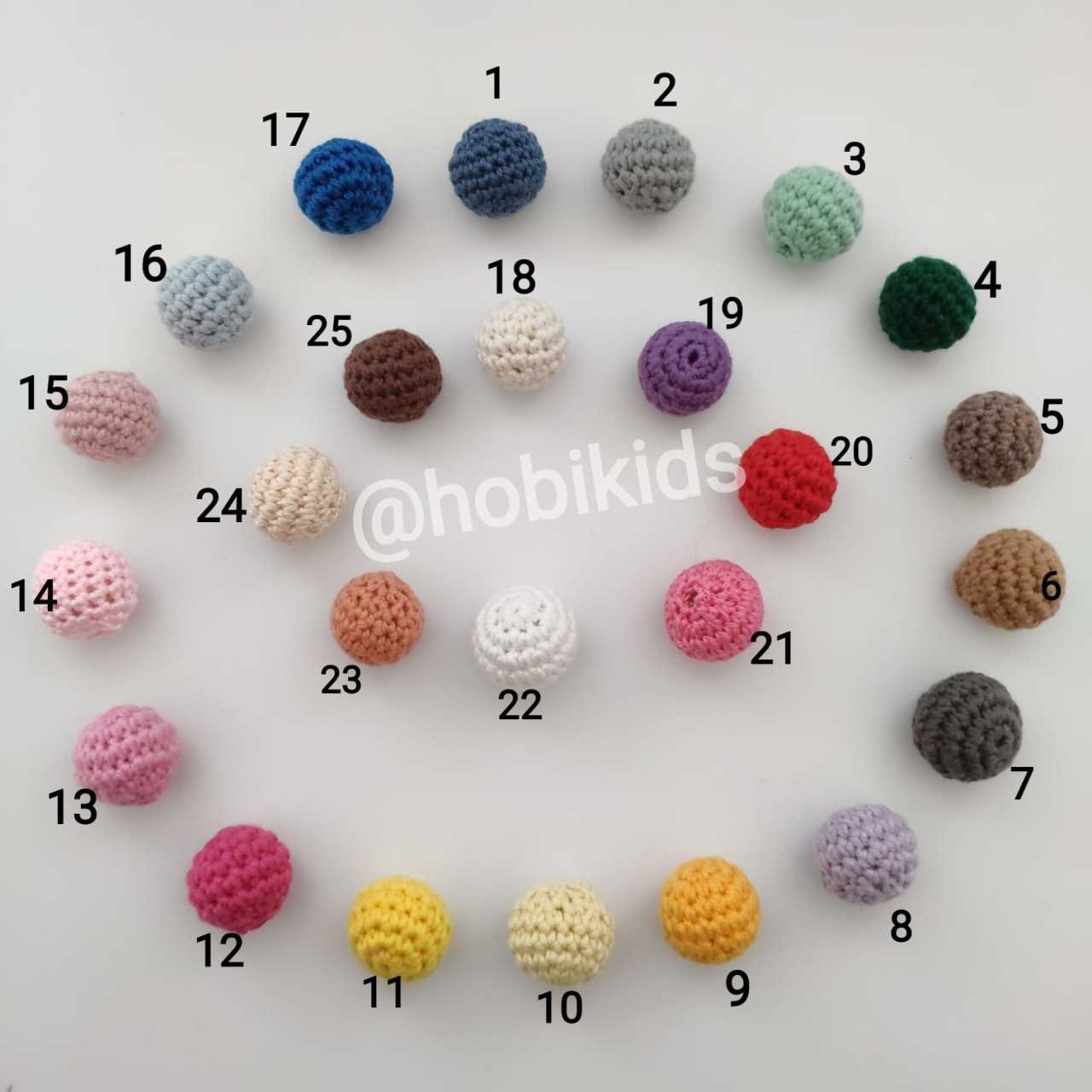 20 mm Örgü boncuk