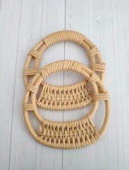 Doğal Bambu Çanta Sapı(Yuvarlak model No 6)