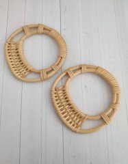 Doğal Bambu Çanta Sapı(Yuvarlak model No 6)