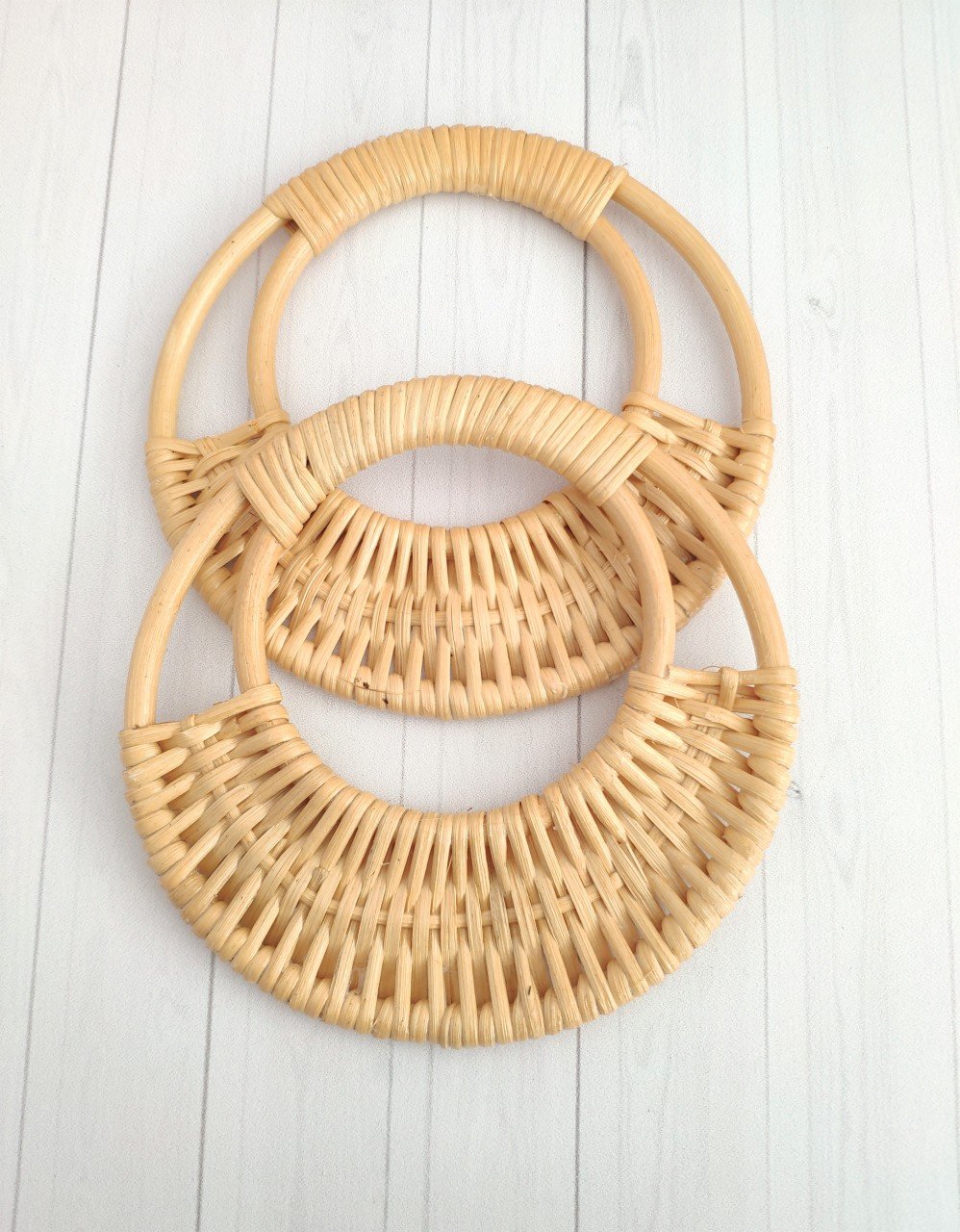 Doğal Bambu Çanta Sapı(Yuvarlak model No 7)