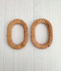 Doğal Bambu Çanta Sapı Yuvarlak model No10