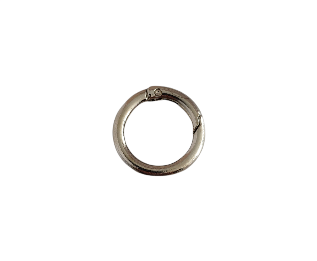 Yaylı Çanta Halkası 3 cm-Gümüş