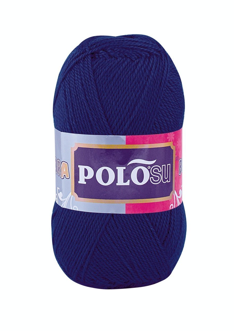 Lüks Patiklik Örgü İpliği 360-Saks mavi