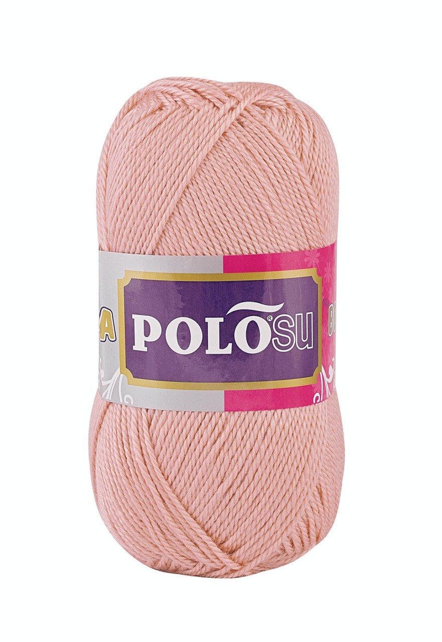 Lüks Patiklik Örgü İpliği 373-Pudra pembe